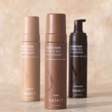 Load image into Gallery viewer, Vani-T Liquid Sun Express (Dark) Self Tan Mousse 200ml