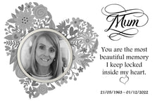 Load image into Gallery viewer, Remembrance: Mum - Locked Inside My Heart