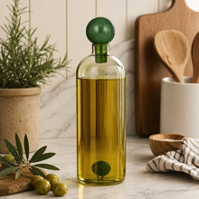 Load image into Gallery viewer, Coast to Coast Olive Oil Glass Bottle Green

