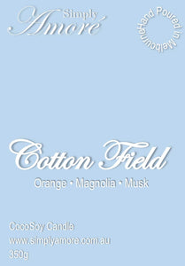 CocoSoy Candle - Cotton Field 350ml