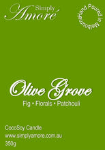 Load image into Gallery viewer, CocoSoy Candle - Olive Grove 350g
