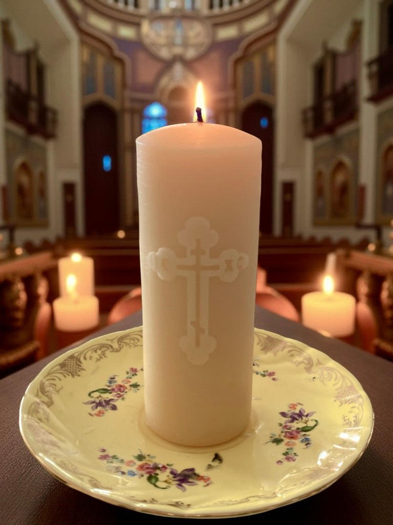 Orthodox Prayer Candle Beeswax