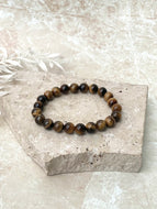 Tigers Eye Beaded Bracelet 6mm